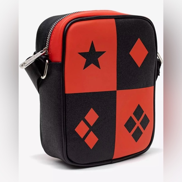NWT Buckle-Down DC Comics Harley Quinn suicide squad crossbody bag - Picture 2 of 7